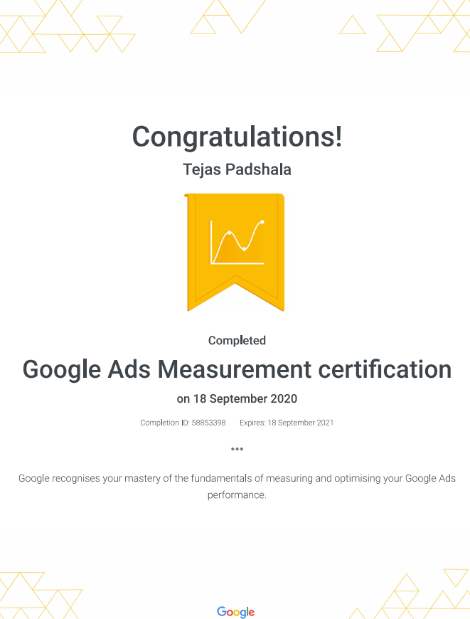 Google Ads Measurement Certification